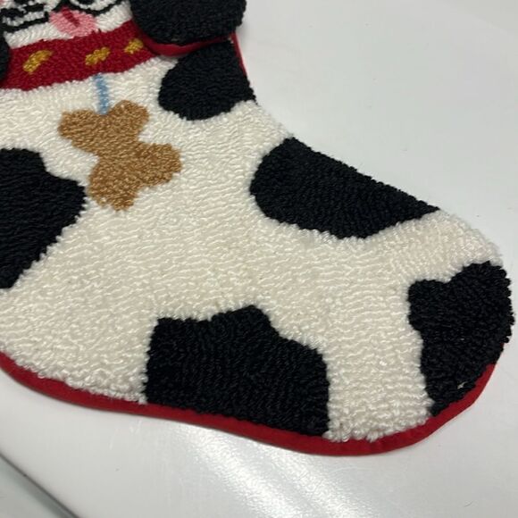 Dalmatian Dog Puppy Christmas Rug Hook Stocking 3D Latch Hook Plush - Picture 6 of 16